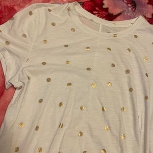 Cute gold spotted tee